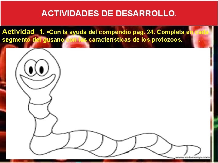 ACTIVIDADES DE DESARROLLO. Actividad 1. • Con la ayuda del compendio pag. 24. Completa