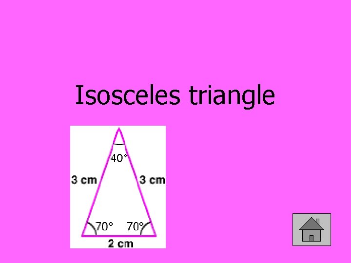 Isosceles triangle 