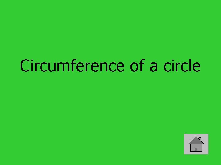 Circumference of a circle 