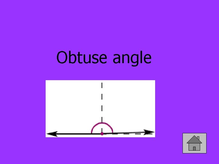 Obtuse angle 