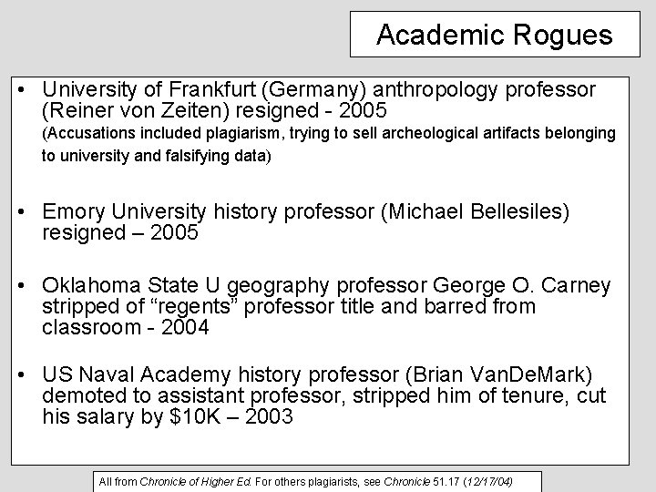 Academic Rogues • University of Frankfurt (Germany) anthropology professor (Reiner von Zeiten) resigned - Academic Rogues • University of Frankfurt (Germany) anthropology professor (Reiner von Zeiten) resigned -