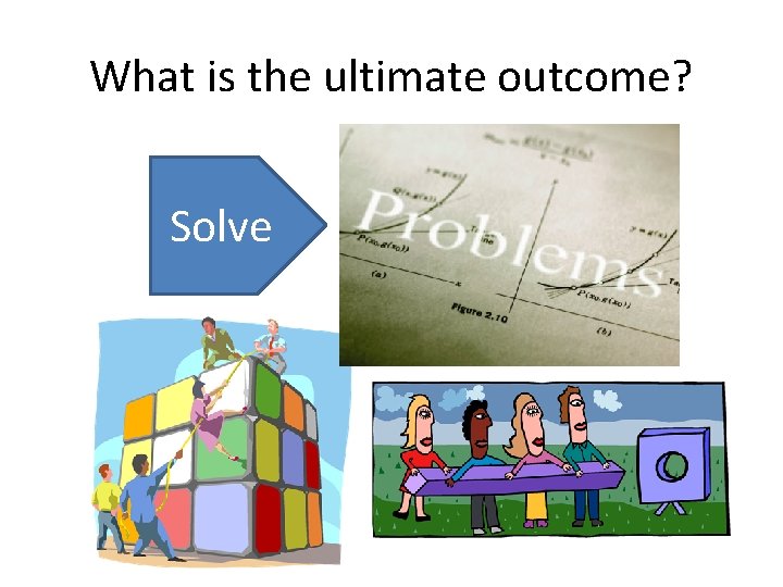 What is the ultimate outcome? Solve 