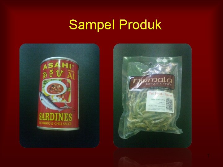 Sampel Produk 7 