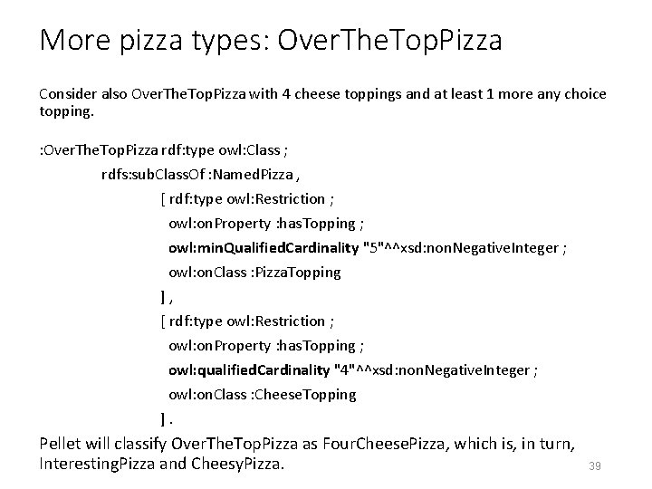 More pizza types: Over. The. Top. Pizza Consider also Over. The. Top. Pizza with