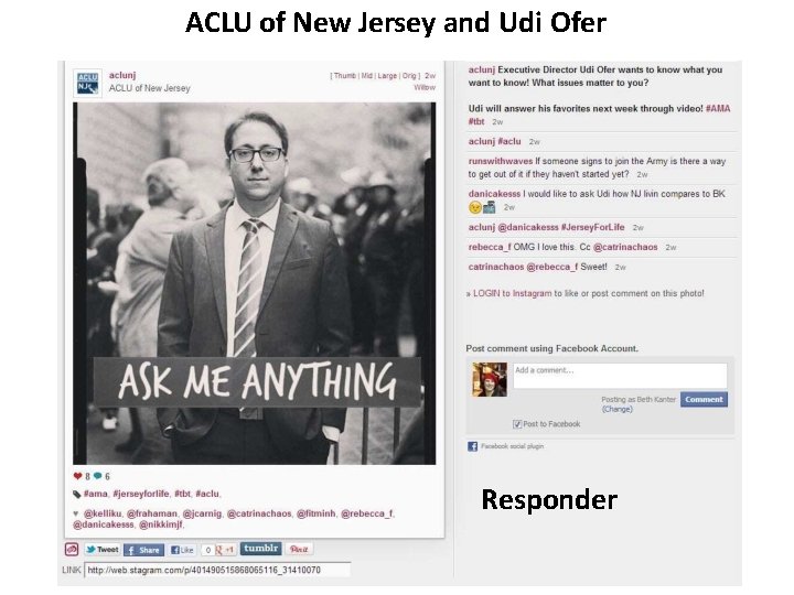 ACLU of New Jersey and Udi Ofer Responder 