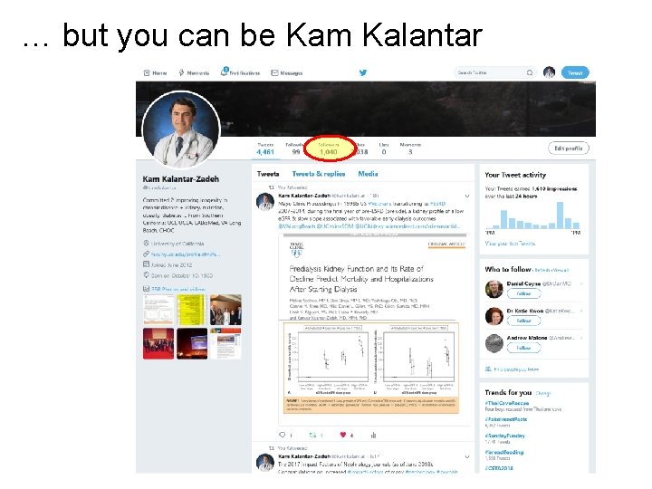 … but you can be Kam Kalantar 