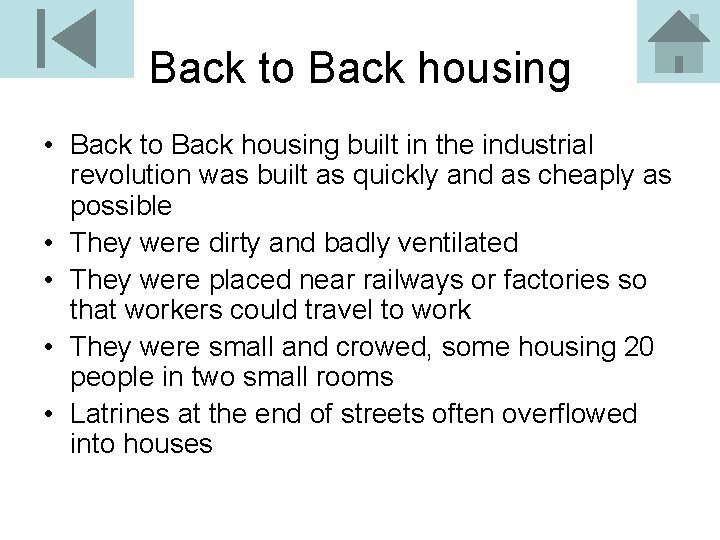 Back to Back housing • Back to Back housing built in the industrial revolution