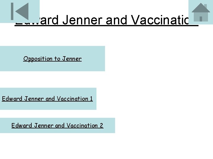 Edward Jenner and Vaccination Opposition to Jenner Edward Jenner and Vaccination 1 Edward Jenner