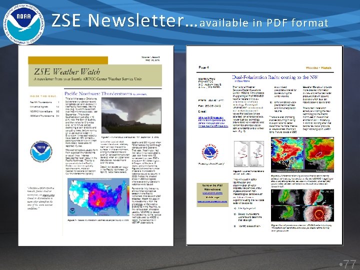 ZSE Newsletter… available in PDF format • 77 