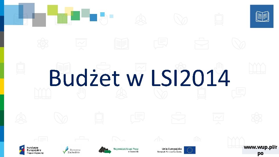 Budżet w LSI 2014 www. wup. pl/r po 