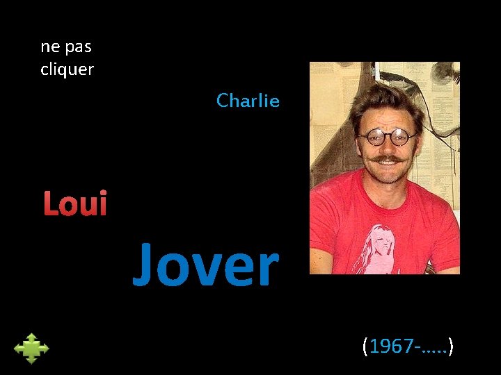 ne pas cliquer Charlie Loui Jover (1967 -…. . ) 
