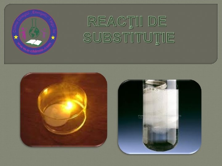REACŢII DE SUBSTITUŢIE 