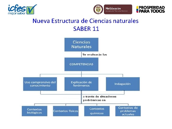 Nueva Estructura de Ciencias naturales SABER 11 