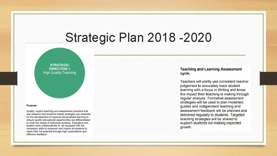 Strategic Plan 2018 -2020 