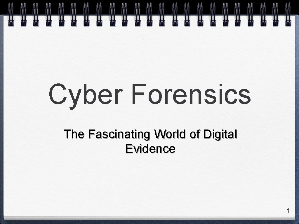 Cyber Forensics The Fascinating World of Digital Evidence 1 