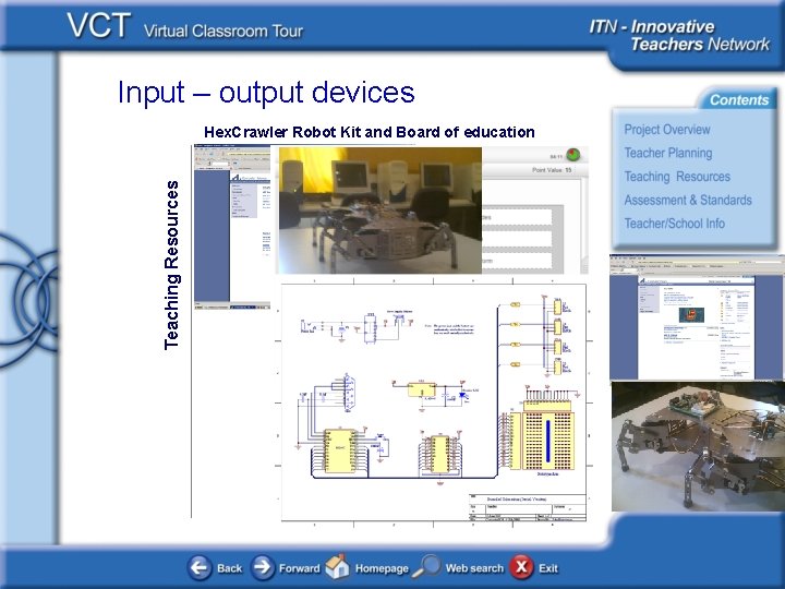 Input – output devices Teaching Resources Hex. Crawler Robot Kit and Board of education