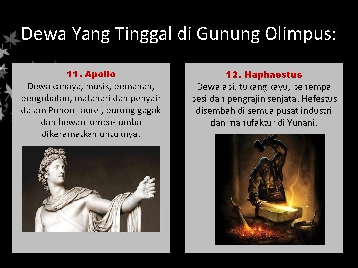 Dewa Yang Tinggal di Gunung Olimpus: 11. Apollo Dewa cahaya, musik, pemanah, pengobatan, matahari
