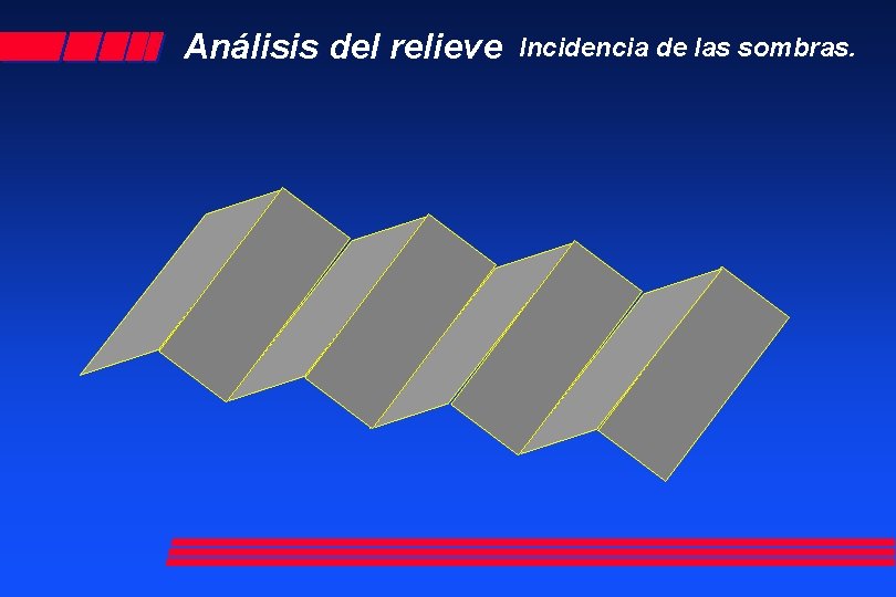 Análisis del relieve Incidencia de las sombras. 