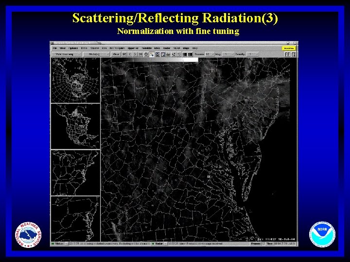 Scattering/Reflecting Radiation(3) Normalization with fine tuning 