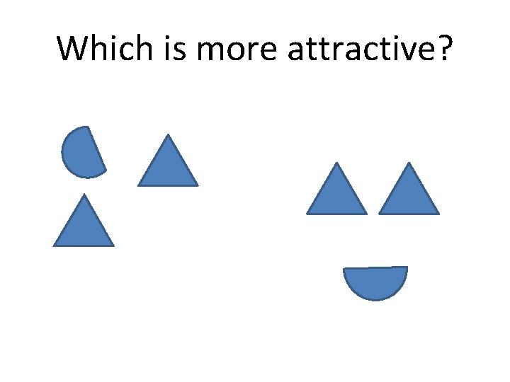 Which is more attractive? 