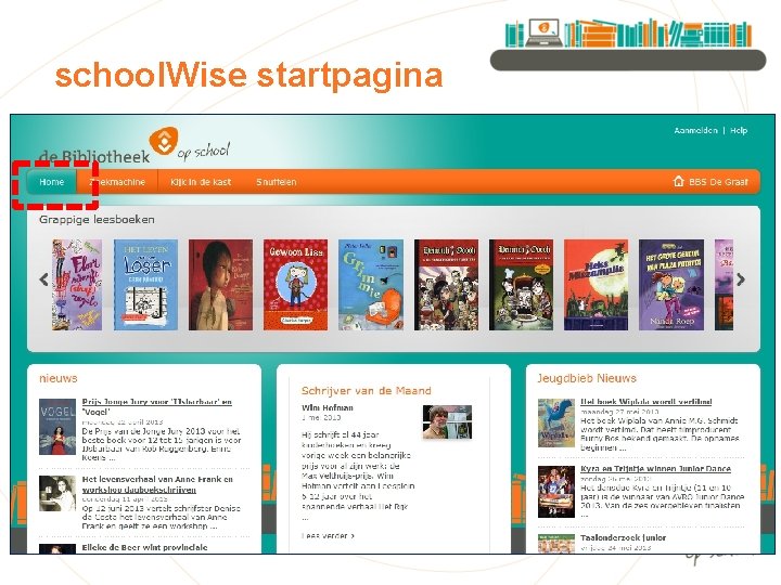 school. Wise startpagina 