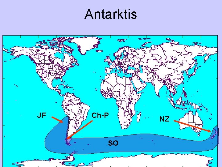 Antarktis JF Ch-P SO NZ 