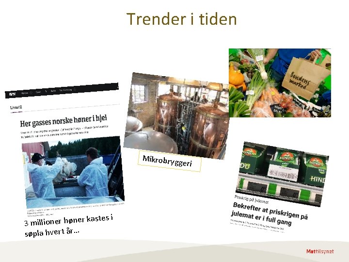 Trender i tiden Mikrobrygg kastes i 3 millioner høner søpla hvert år… eri Trender i tiden Mikrobrygg kastes i 3 millioner høner søpla hvert år… eri