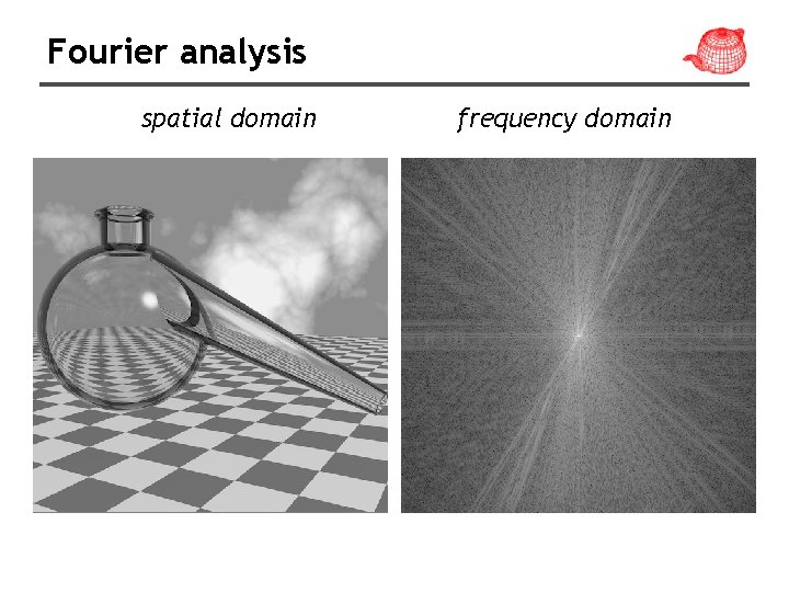 Fourier analysis spatial domain frequency domain 