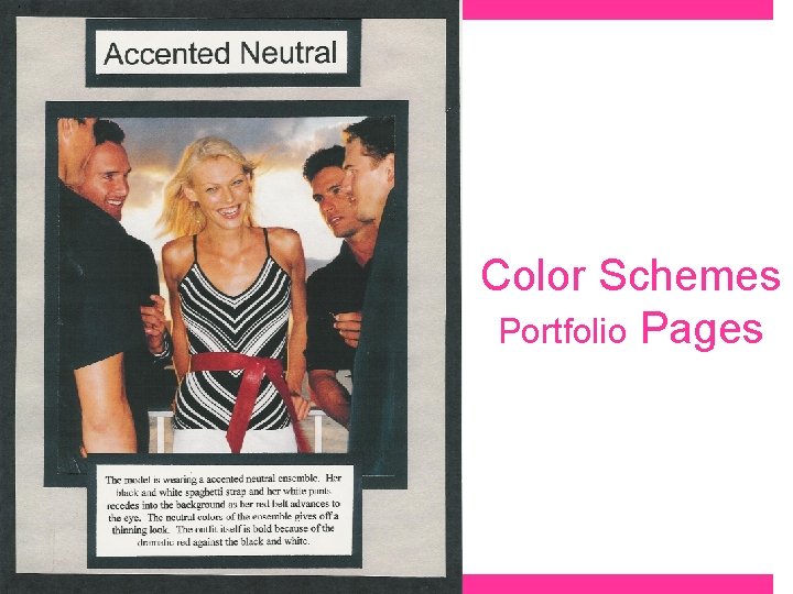 Color Schemes Portfolio Pages 