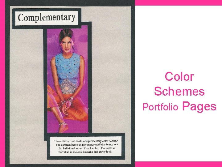Color Schemes Portfolio Pages 