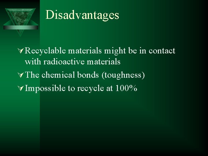 Plastics Recycling Ryan Rose Alphonse G Mutsindashyaka Objective