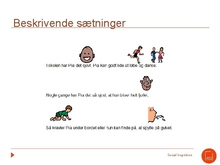 Beskrivende sætninger Social kognition 