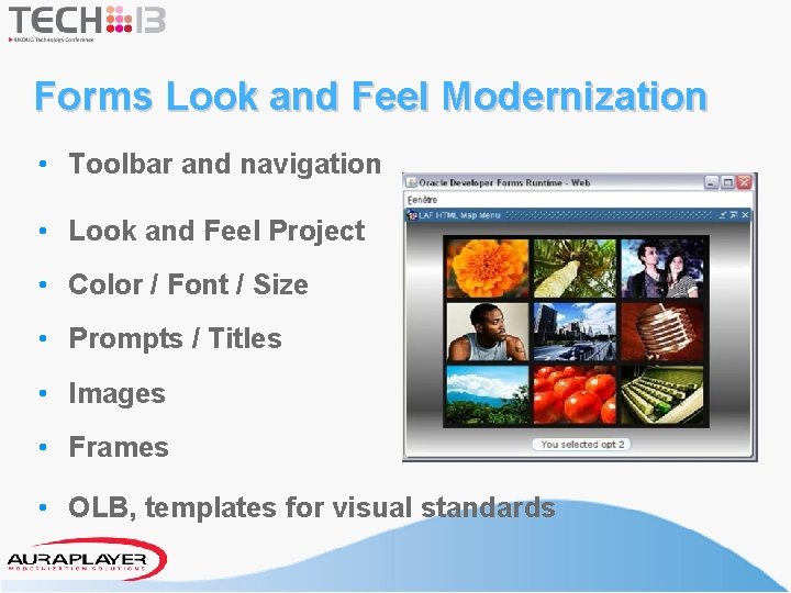 Forms Look and Feel Modernization • Toolbar and navigation • Look and Feel Project