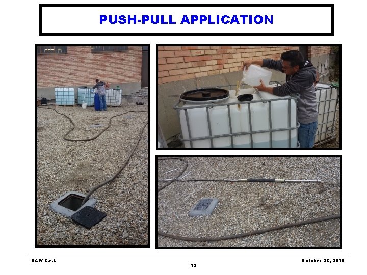 PUSH-PULL APPLICATION BAW S. r. l. 13 October 26, 2018 PUSH-PULL APPLICATION BAW S. r. l. 13 October 26, 2018
