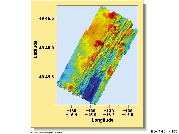 Latitude 49 46. 5 49 46. 0 49 45. 5 − 130 − 16.