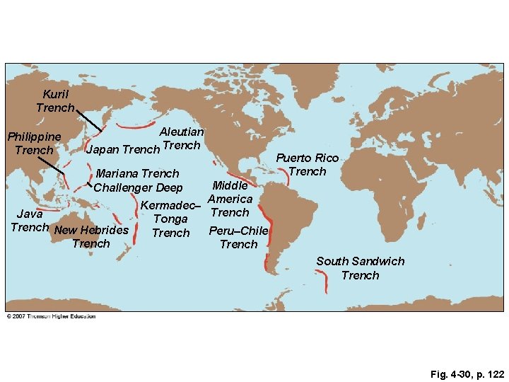 Kuril Trench Philippine Trench Aleutian Japan Trench Mariana Trench Challenger Deep Java Trench New