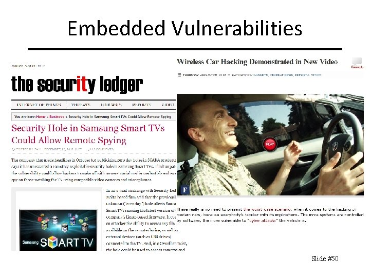 Embedded Vulnerabilities Slide #50 