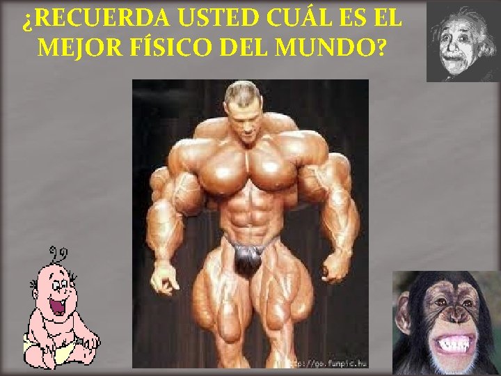 ¿RECUERDA USTED CUÁL ES EL MEJOR FÍSICO DEL MUNDO? 