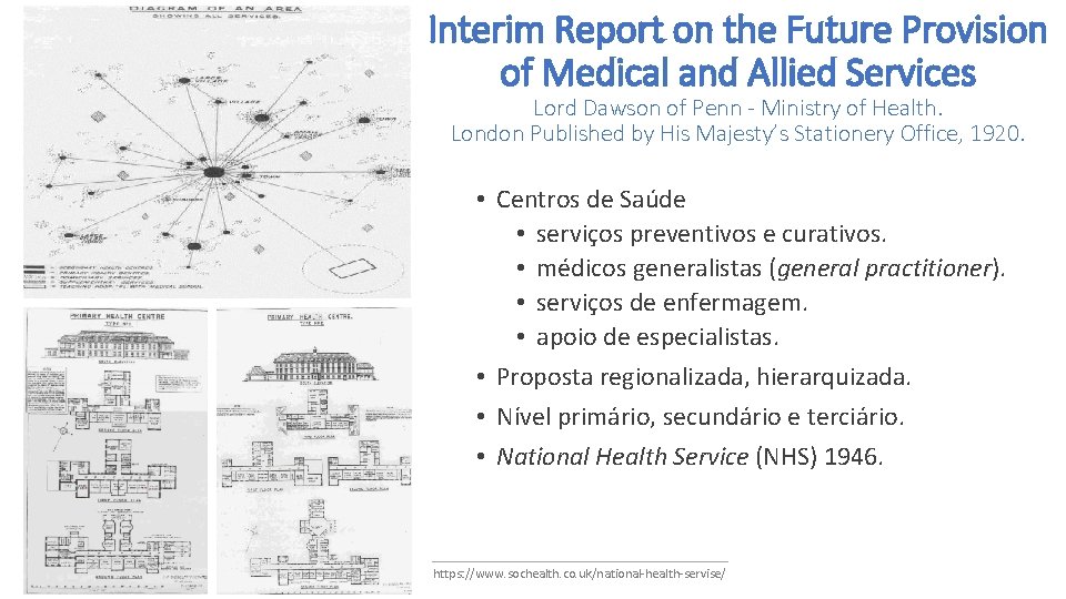 Interim Report on the Future Provision of Medical and Allied Services Lord Dawson of
