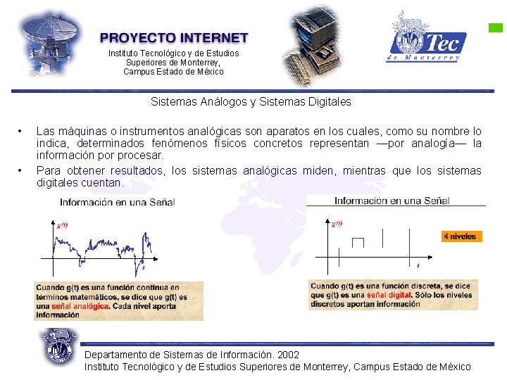 Instituto Tecnológico y de Estudios Superiores de Monterrey, Campus Estado de México Sistemas Análogos