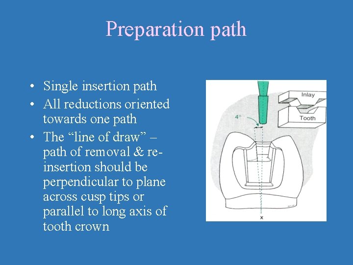 Preparation path • Single insertion path • All reductions oriented towards one path •