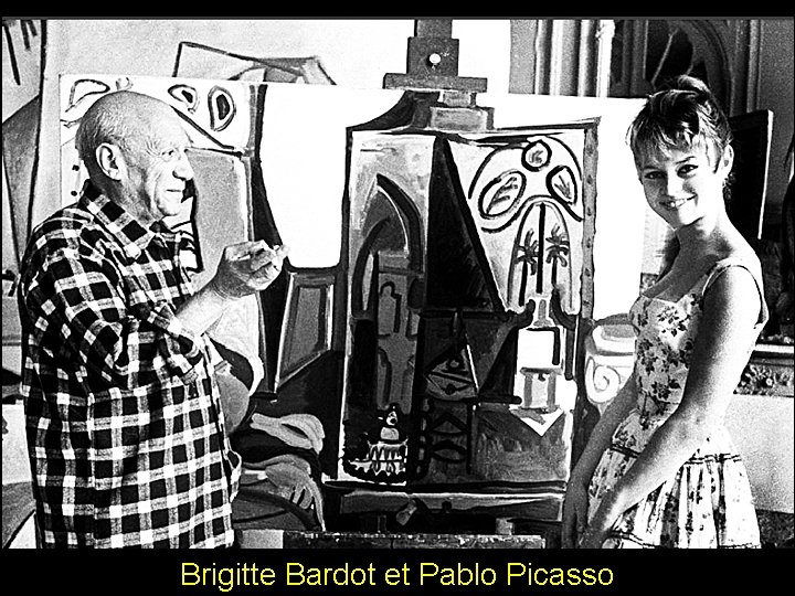 Brigitte Bardot et Pablo Picasso 