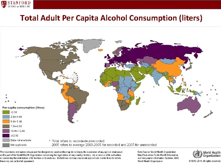 Total Adult Per Capita Alcohol Consumption (liters) 