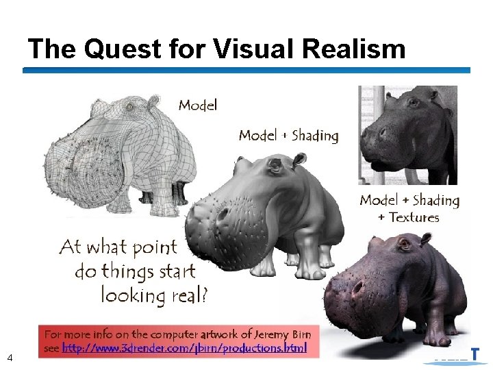 The Quest for Visual Realism 4 