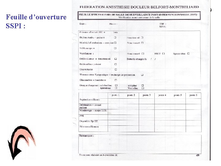 Feuille d’ouverture SSPI : ANN 9 