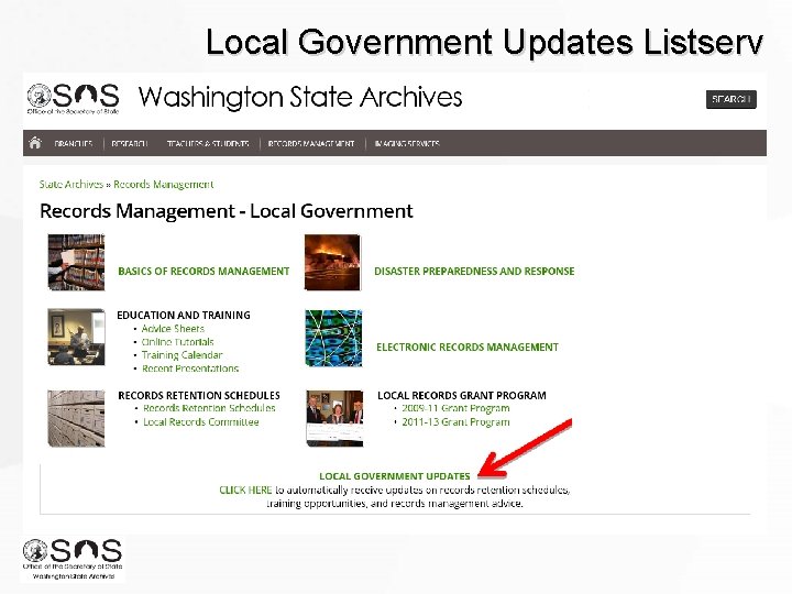 Local Government Updates Listserv 