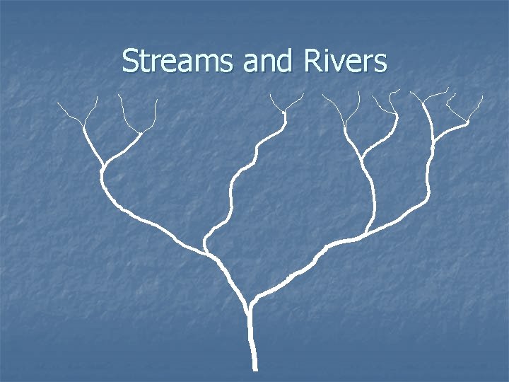 Streams and Rivers 