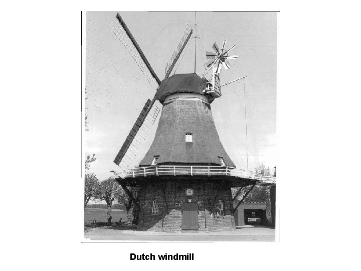 Dutch windmill 