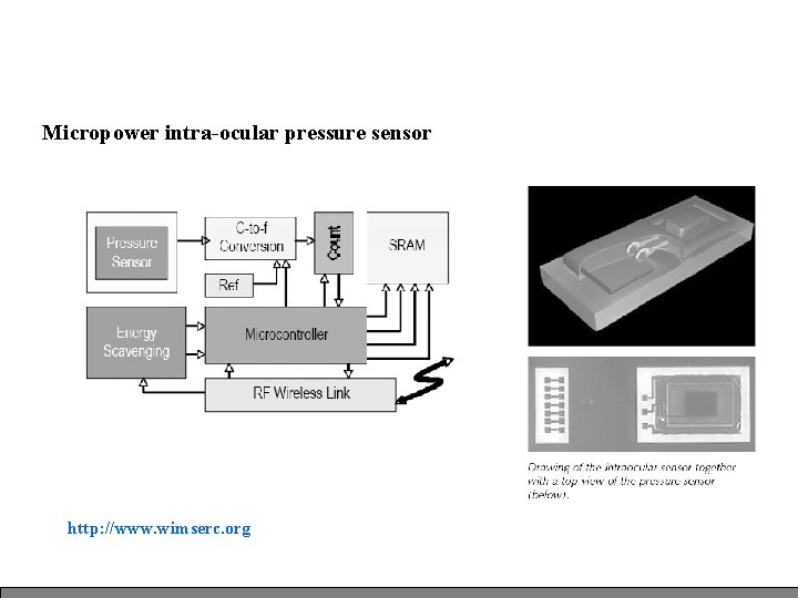 Micropower intra-ocular pressure sensor http: //www. wimserc. org Micropower intra-ocular pressure sensor http: //www. wimserc. org
