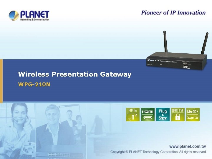 Wireless Presentation Gateway WPG-210 N 